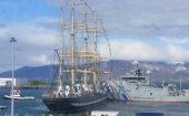Исландские военные корабли "Тор" и "Тюр" не выдержали столкновения с "Крузенштерном"