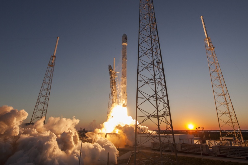 Компания SpaceX осуществила запуск Falcon 9 с использованной ступенью